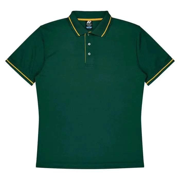 Aussie Pacific Cottesloe Kids Polo Shirt 3319 Aussie Pacific BOTTLE/GOLD 4